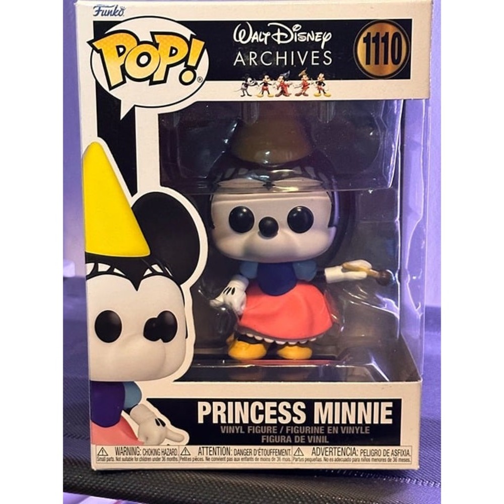 Funko Pop Disney Archives Minnie Mouse Princess Minnie #1110 Vinyl Figure - New
